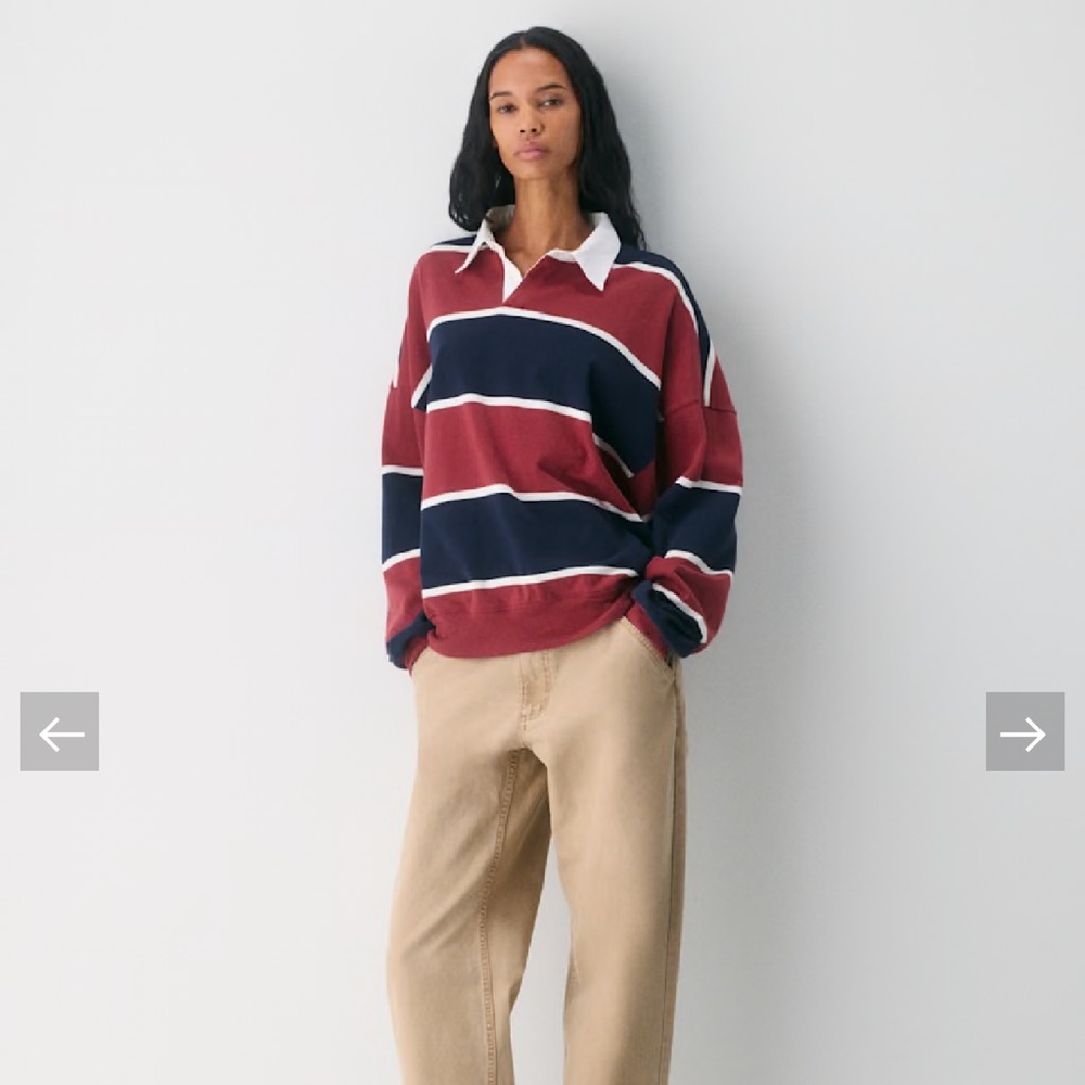 SOLD! Aritzia said Mighty Cotton Lomu Polo Longsleeve